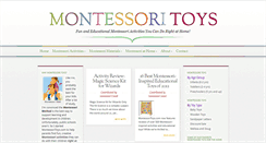 Desktop Screenshot of montessoritoys.com